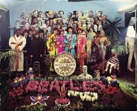 Escenificación de la tapa de Sgt. Pepper