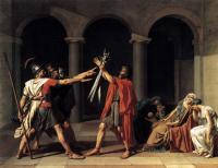 El Juramento de los Horacios, de Jacques-Louis David