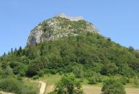Los restos del castillo de Montsegur