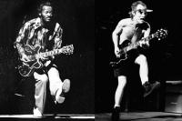 El famoso paso del pato por Chuck y por Angus Young