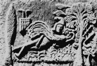 Sacrificio y muerte de Atis en el árbol