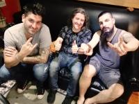 Emiliano, César y Lian Gerbino