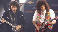 Tony Iommi y Brian May en Wembley '96